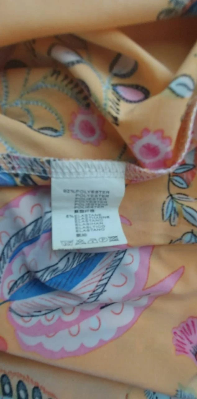 Vestido Floral Amarelo de Verão com Cintura Elástica, tamanho G/GG – photo 4